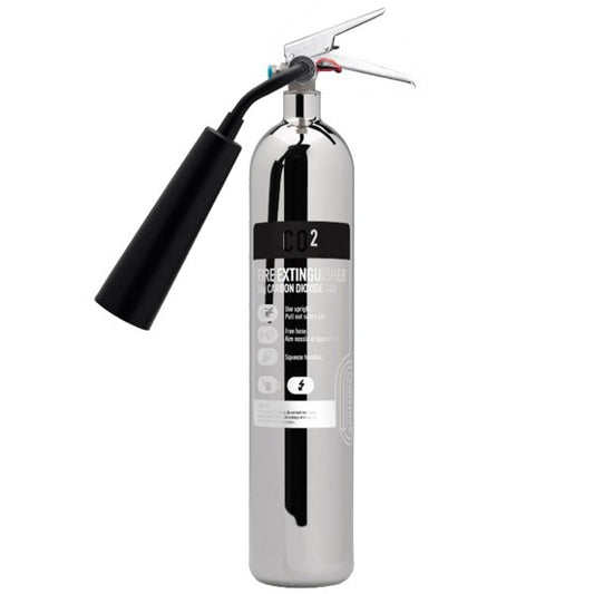 Chrome 2kg CO2 Fire Extinguisher