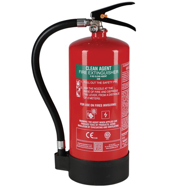 6kg Clean Gas Fire Extinguisher