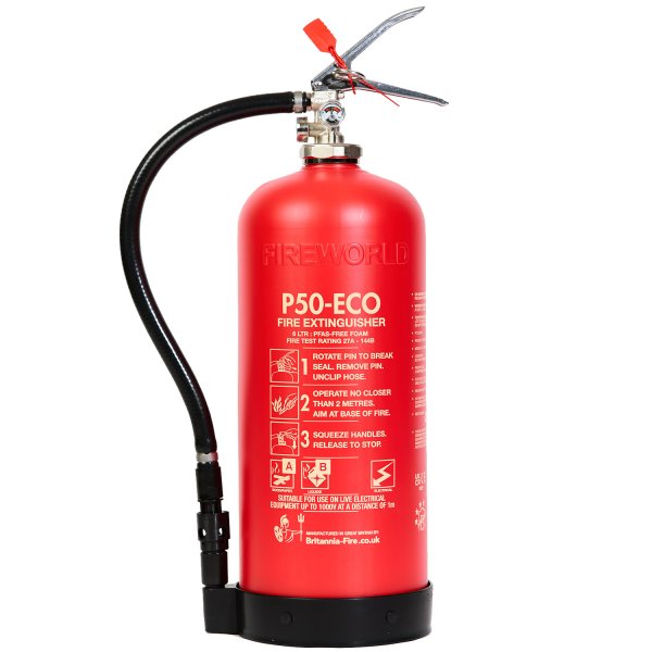 P50 6 Litre Foam Fire Extinguisher – Self-Service