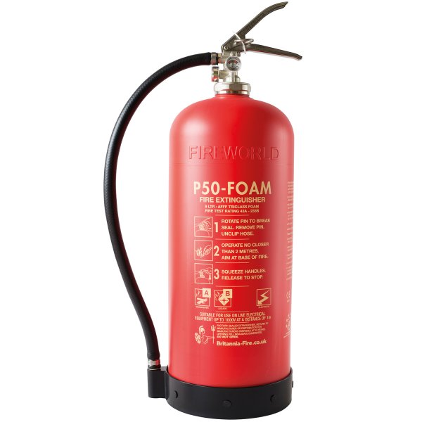 P50 9 Litre Foam Fire Extinguisher – Self-Service