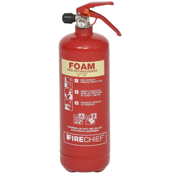 Boat 2 Litre Foam Fire Extinguisher - MED Approved