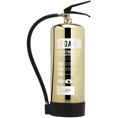 Polished Gold 6ltr Foam Extinguisher