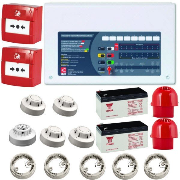 4 Zone Fire Alarm Kit